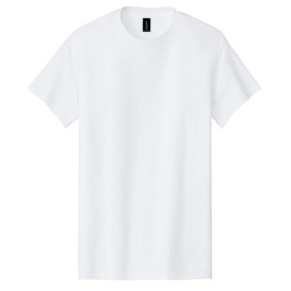 Custom Gildan Adult Heavy Cotton T-Shirt - White Custom Gildan Adult Heavy Cotton T-Shirt - White
