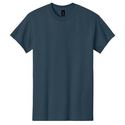 Custom Gildan Adult Heavy Cotton T-Shirt - Indigo Blue Custom Gildan Adult Heavy Cotton T-Shirt - Indigo Blue