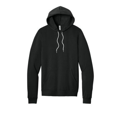 Custom Bella + Canvas Unisex Sponge Fleece Pullover Hoodie - Vintage Black