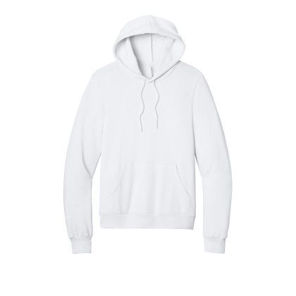 Custom Bella + Canvas Unisex Sponge Fleece Pullover Hoodie - DTG White