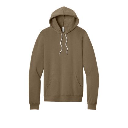 Custom Bella + Canvas Unisex Sponge Fleece Pullover Hoodie - Vintage Brown