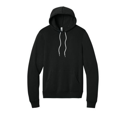 Custom Bella + Canvas Unisex Sponge Fleece Pullover Hoodie - DTG Black