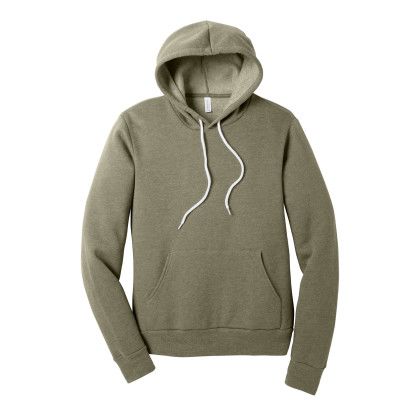 Custom Bella + Canvas Unisex Sponge Fleece Pullover Hoodie - Heather Olive