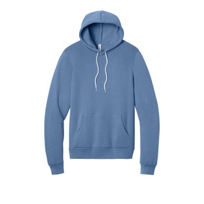 Custom Bella + Canvas Unisex Sponge Fleece Pullover Hoodie - Lavender Blue