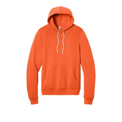 Custom Bella + Canvas Unisex Sponge Fleece Pullover Hoodie - Orange