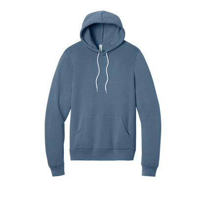 Custom Bella + Canvas Unisex Sponge Fleece Pullover Hoodie - Steel blue