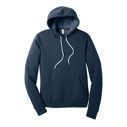 Custom Bella + Canvas Unisex Sponge Fleece Pullover Hoodie - Heather Navy