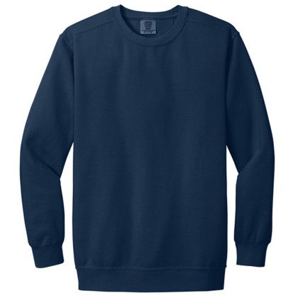 Custom Comfort Colors Ring Spun Crewneck Sweatshirt - True Navy
