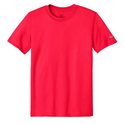 Custom Nike Swoosh Sleeve RLegend Tee - University Red Custom Nike Swoosh Sleeve RLegend Tee - University Red