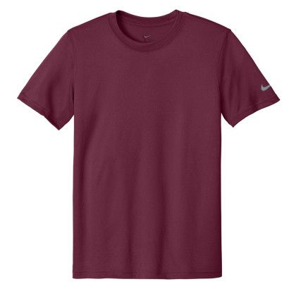 Custom Nike Swoosh Sleeve RLegend Tee - Deep Maroon Custom Nike Swoosh Sleeve RLegend Tee - Deep Maroon