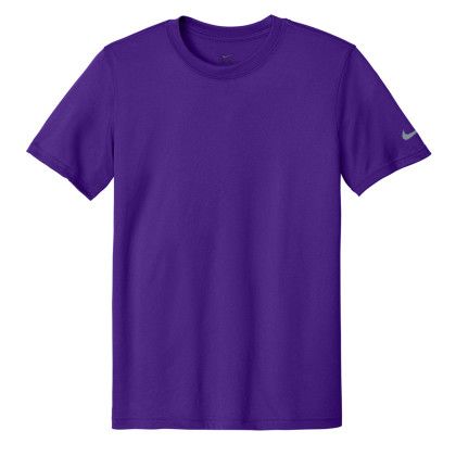 Custom Nike Swoosh Sleeve RLegend Tee - Court Purple Custom Nike Swoosh Sleeve RLegend Tee - Court Purple