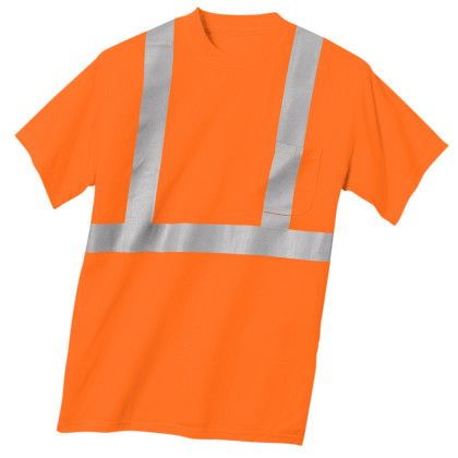 Custom CornerStone Full Color ANSI 107 Class 2 Safety T-Shirt - Safety Orange Custom CornerStone Full Color ANSI 107 Class 2 Safety T-Shirt - Safety Orange