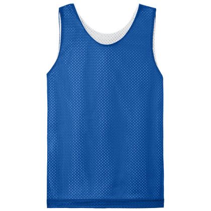 Custom A4 Full Color Sprint Youth Reversible Mesh Tank - Royal/White Custom A4 Full Color Sprint Youth Reversible Mesh Tank - Royal/White