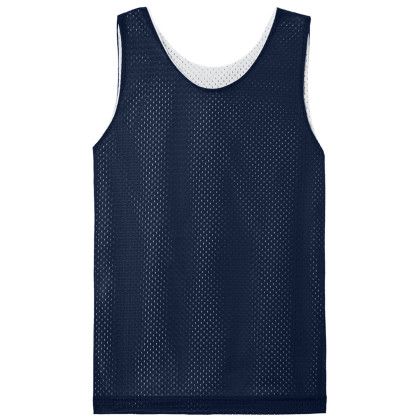 Custom A4 Full Color Sprint Youth Reversible Mesh Tank - Navy/White Custom A4 Full Color Sprint Youth Reversible Mesh Tank - Navy/White