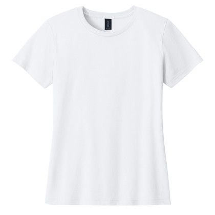 Custom Gildan Full Color Softstyle Women's T-Shirt - White Custom Gildan Full Color Softstyle Women's T-Shirt - White