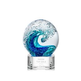 Custom Surfside Award on Paragon Clear - 3" Diam Custom Surfside Award on Paragon Clear - 3" Diam