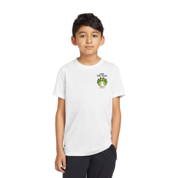 Custom Nike Full Color Youth Legend Tee - White Custom Nike Full Color Youth Legend Tee - White