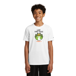 Custom Nike Youth Swoosh Sleeve RLegend Tee - White Custom Nike Youth Swoosh Sleeve RLegend Tee - White