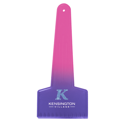 Custom Large Mood Ice Scraper, Full Color Digital - Pink To Purple Custom Large Mood Ice Scraper, Full Color Digital - Pink To Purple