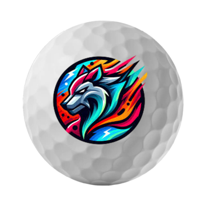 Custom TaylorMade TP5 Golf Balls - Front View 