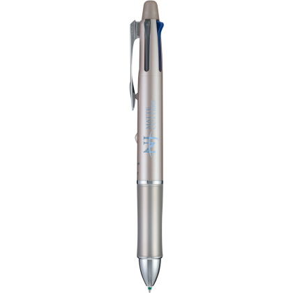 Custom Dr. Grip 4+1 Multi-Function Pen and Mechanical Pencil - Burgundy 