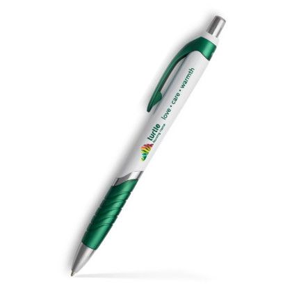 Custom Tropical II Click Pen- Low Quantities - Green Custom Tropical II Click Pen- Low Quantities - Green