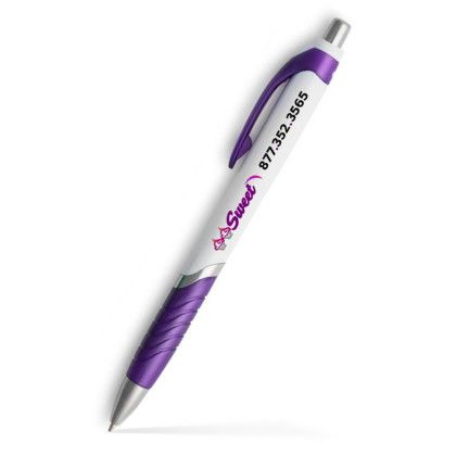 Custom Tropical II Click Pen- Low Quantities - Purple Custom Tropical II Click Pen- Low Quantities - Purple