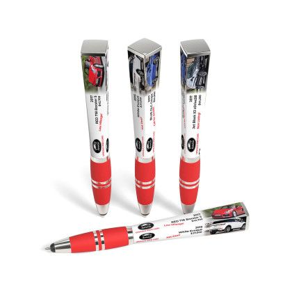 Custom The adpen Square with Stylus- Low Quantities - Red Custom The adpen Square with Stylus- Low Quantities - Red