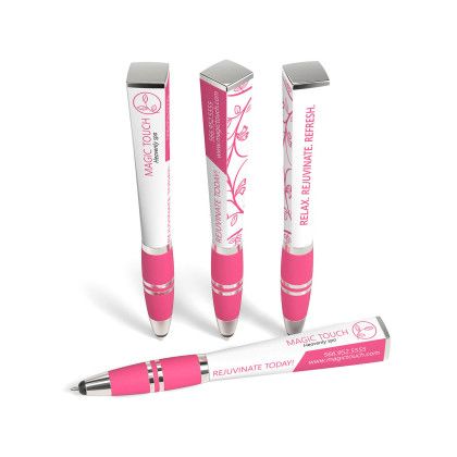 Custom The adpen Square with Stylus- Low Quantities - Pink Custom The adpen Square with Stylus- Low Quantities - Pink