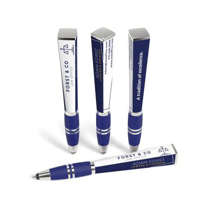 Custom The adpen Square with Stylus- Low Quantities - Navy Blue Custom The adpen Square with Stylus- Low Quantities - Navy Blue