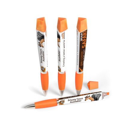 Custom The adpen with Highlighter- Low Quantities - Orange Custom The adpen with Highlighter- Low Quantities - Orange