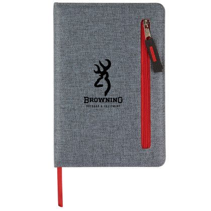 Custom 6" x 8" Zip-It Journal - Red