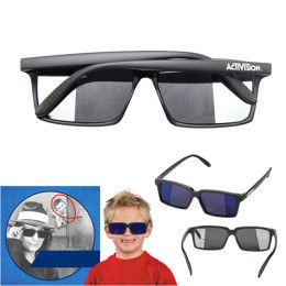 Custom Spy Sunglasses - Front & Rear View Lenses