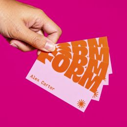 Standard 14PT Aqueous Coated Business Card - Front Only Design Standard 14PT Aqueous Coated Business Card - Front Only Design