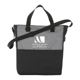 Custom Cameron Convention Tote w/ USB Port Custom Cameron Convention Tote w/ USB Port