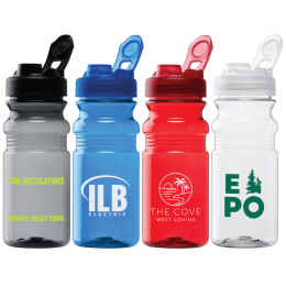 Custom Concord 20 oz. PET Bike Bottle w/Flip Lid - All Colors Custom Concord 20 oz. PET Bike Bottle w/Flip Lid - All Colors
