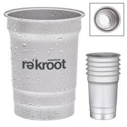 Custom 20 oz. Recyclable Reusable Aluminum Party Cup Custom 20 oz. Recyclable Reusable Aluminum Party Cup