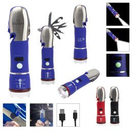 Custom Emergency COB Flashlight Multi-Tool 2.0 - All Colors Custom Emergency COB Flashlight Multi-Tool 2.0 - All Colors