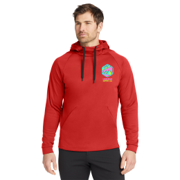 Custom Nike Therma-FIT Pullover Fleece Hoodie - Scarlet