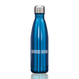 Custom Single Pin Bottle 17 oz - Blue Custom Single Pin Bottle 17 oz - Blue