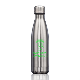 Custom Single Pin Bottle 17 oz - Silver Custom Single Pin Bottle 17 oz - Silver