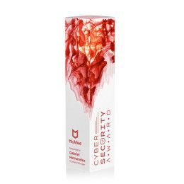 Custom Full Color Award - Brandino White/Red 9.5" Custom Full Color Award - Brandino White/Red 9.5"