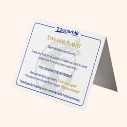 Custom Tent Sign, 6" x 4" (Flat Size) Custom Tent Sign, 6" x 4" (Flat Size)