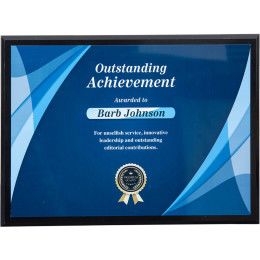 Custom Sublimated Plaques 12" x 9", Horizontal - Printed