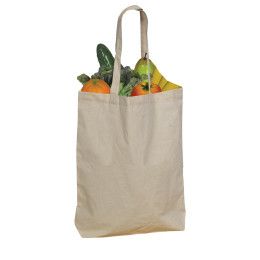 Custom 5.5 oz Cotton Tote Bag: Natural - Natural Custom 5.5 oz Cotton Tote Bag: Natural - Natural