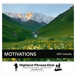 Custom Motivations Wall Calendar: 2027 Spiral Bound Custom Motivations Wall Calendar: 2027 Spiral Bound