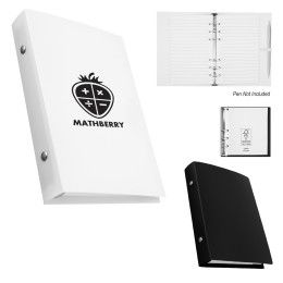 Custom Frosted Recycled Refillable Notebook - All color Custom Frosted Recycled Refillable Notebook - All color