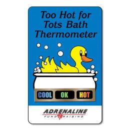 Custom Darcy Duck Tub Tester Temperature Card