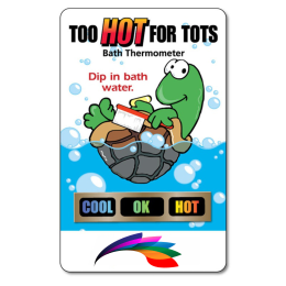 Custom Tommy Turtle Tub Tester Temperature Card