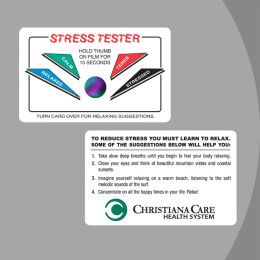 Custom Stress Card with Crystal, Custom Custom Stress Card with Crystal, Custom